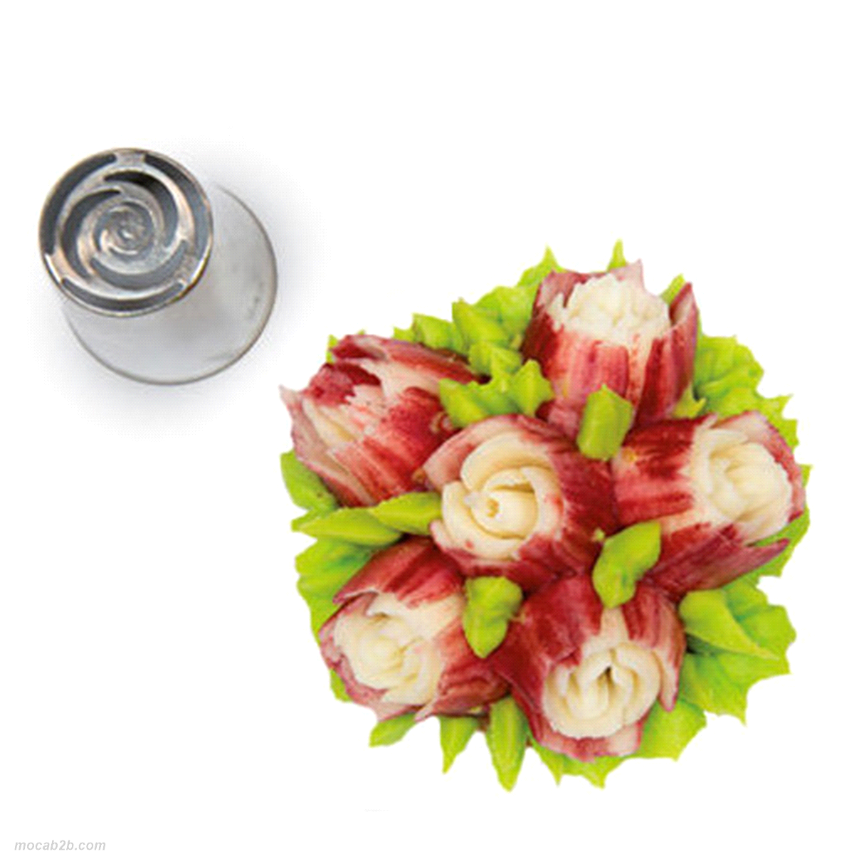 Bocchetta in acciaio Inox per sac à poche.
Dimensioni: Ø25 mm. 