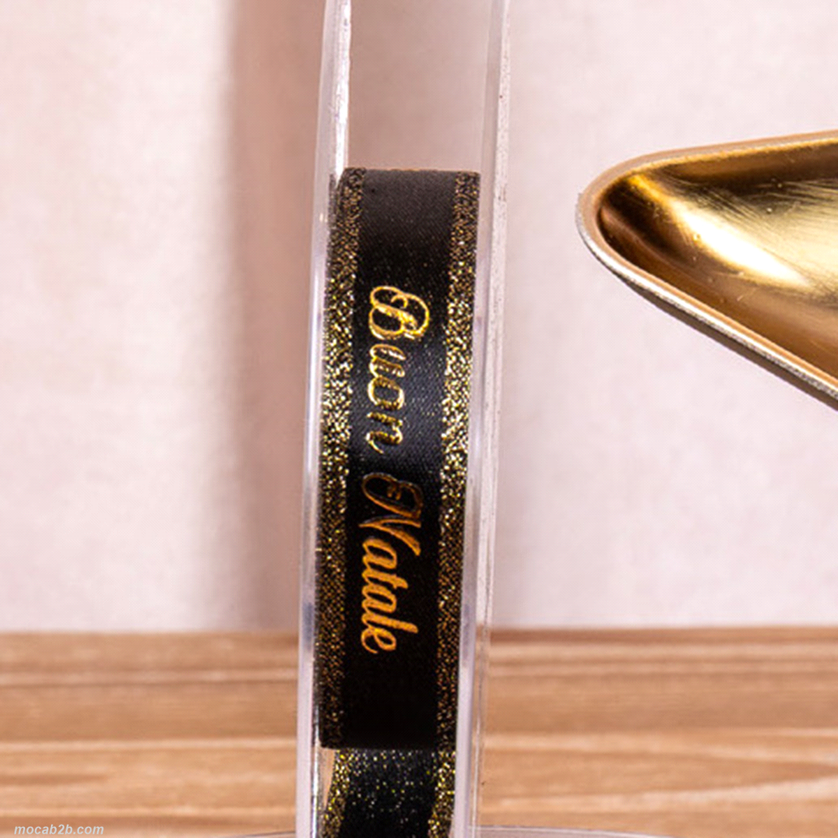 Nastro 100% poliestere. Made in Italy. 