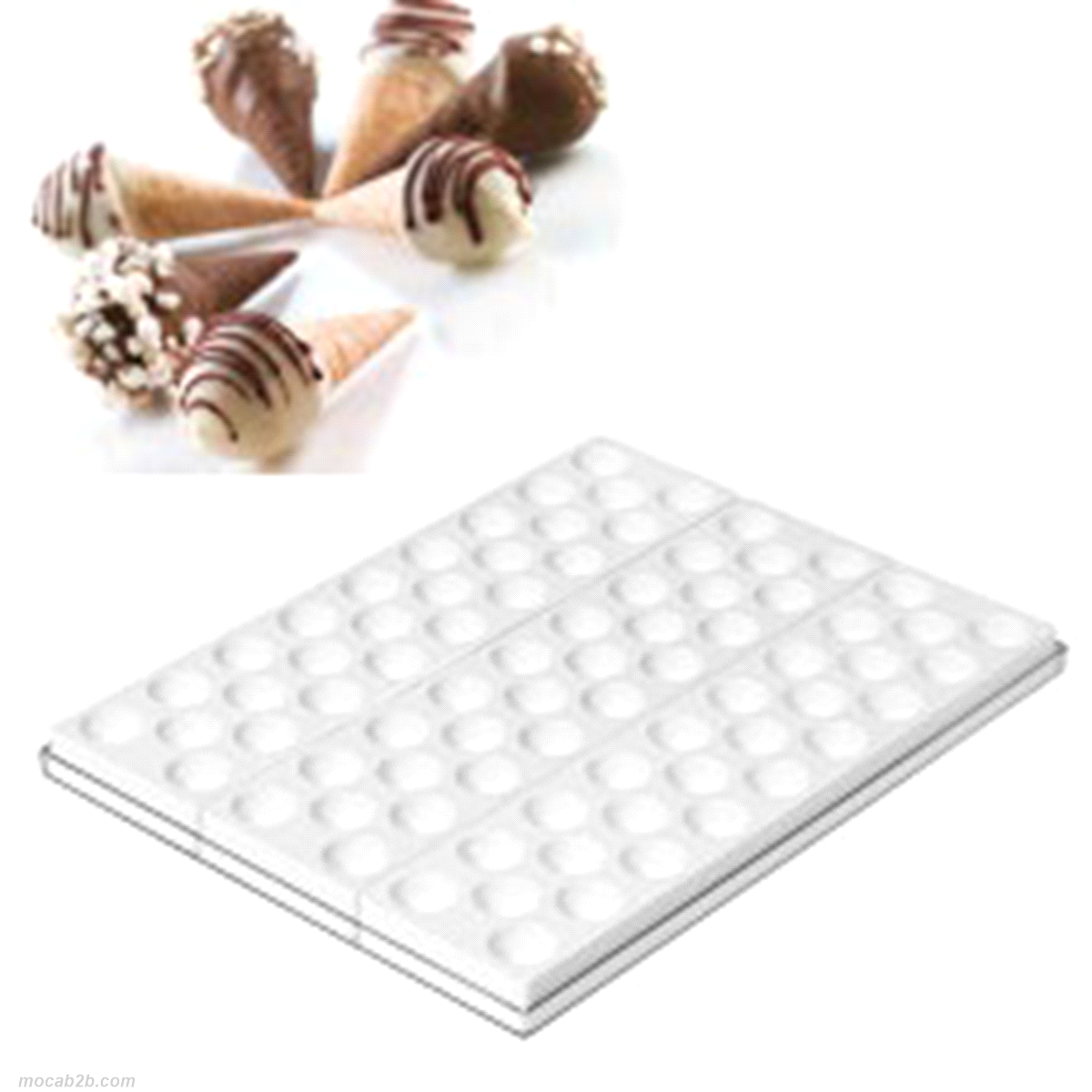 Nuovo stampo di Silikomart per realizzare perfetti coni gelato in modo facile e veloce. 