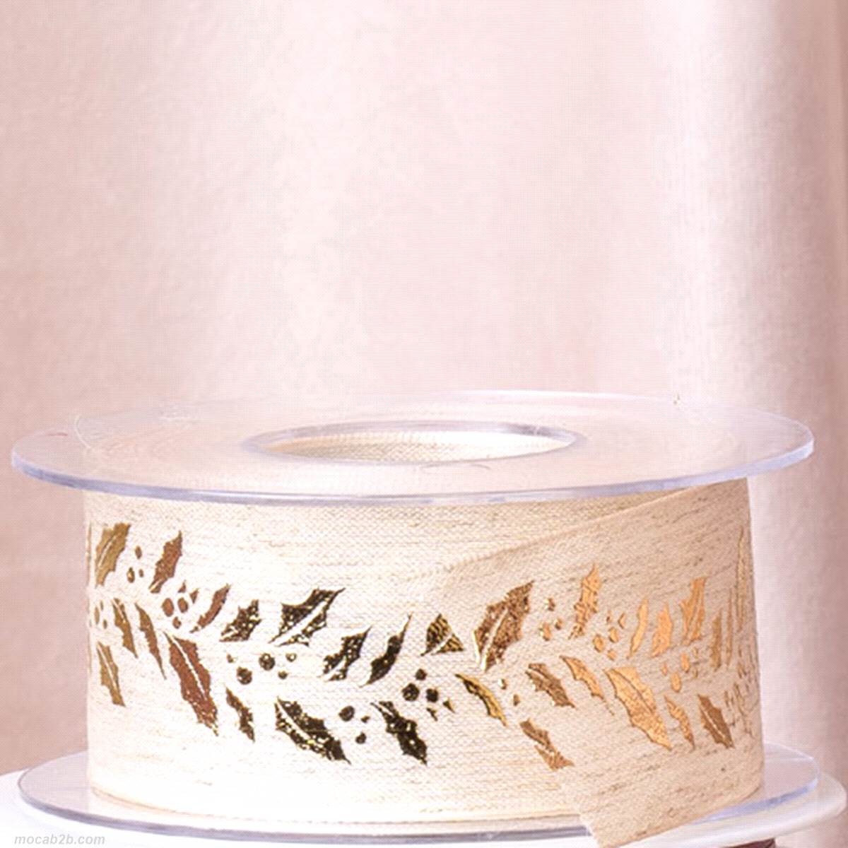 FESTONE LINO LAMINA PANNA/ORO 40mmx15mt 