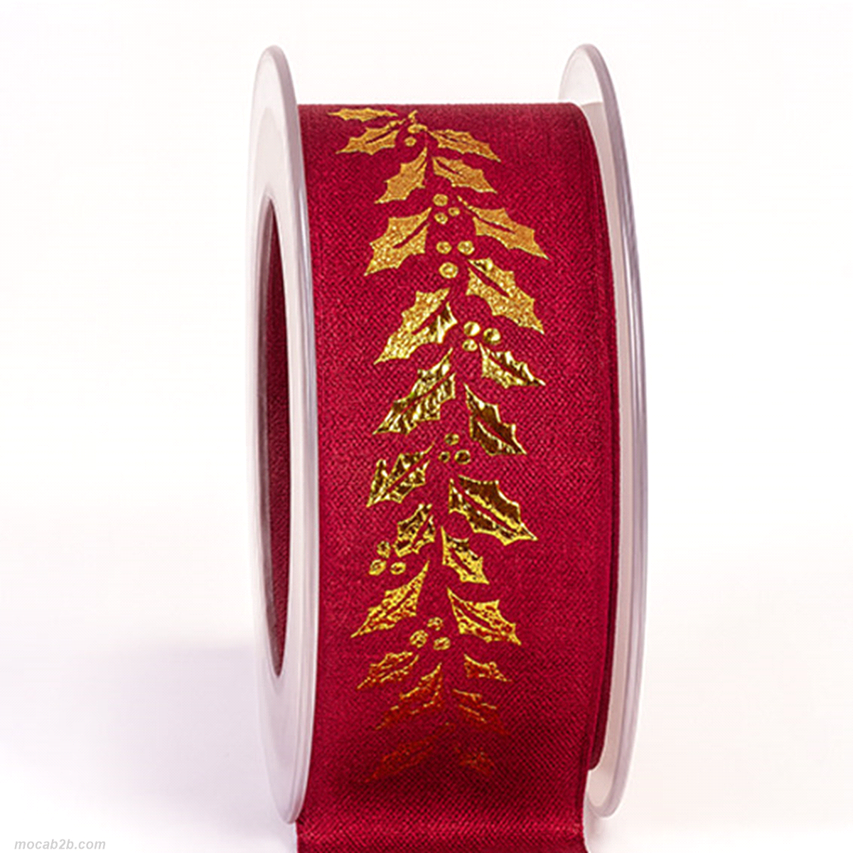 FESTONE LINO LAMINA CILIEGIA/ORO 40mmx15mt 