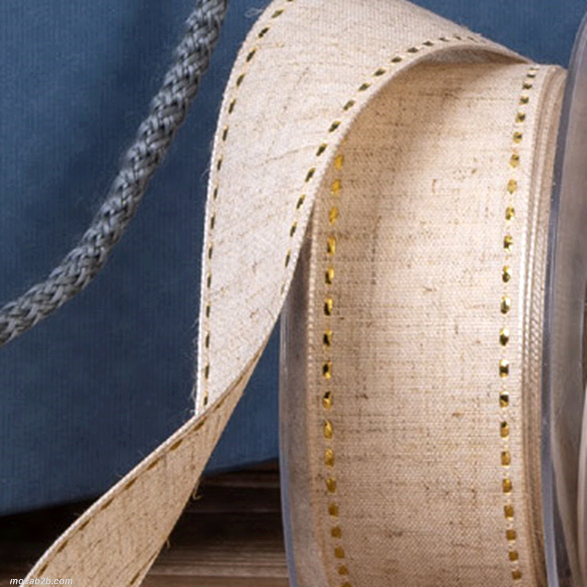 COUTURE LINO LAME PANNA/ORO40mmx20mt 