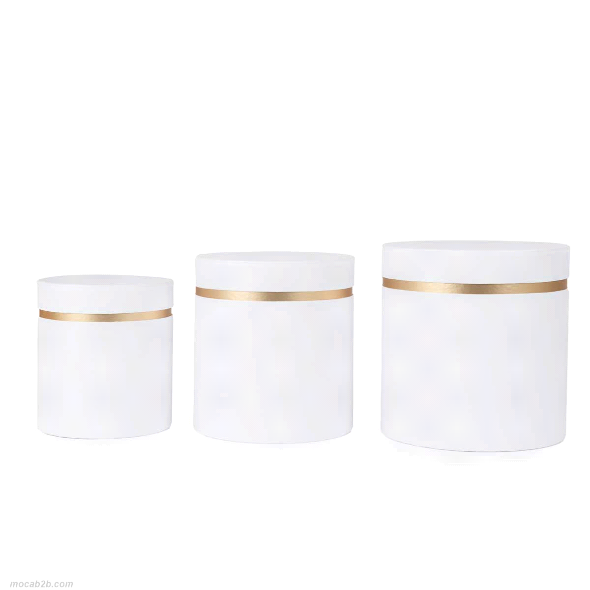 SC.MACARONS BIANCO/ORO@14/16/19 x3pz 