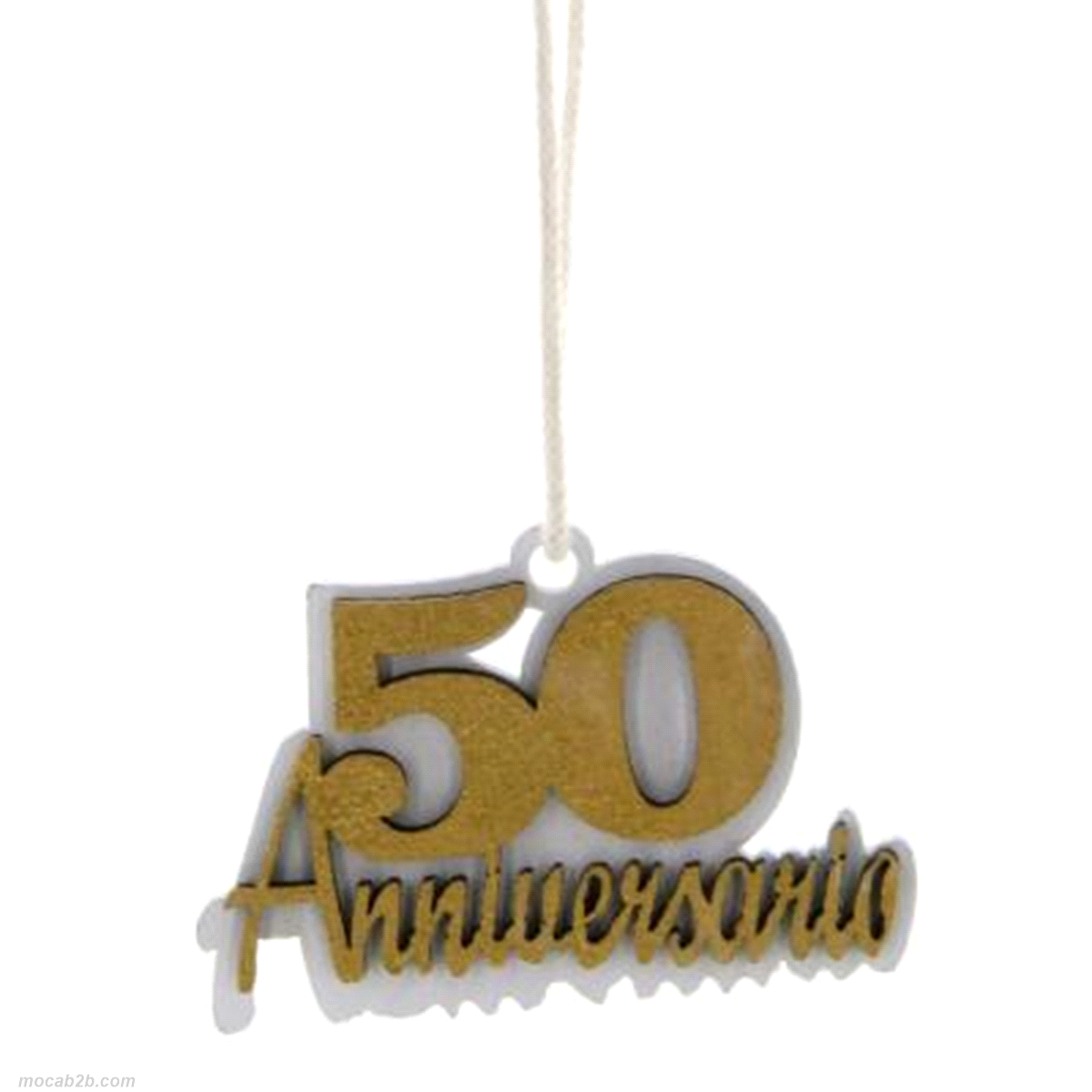 ANNIVERSARIO 50 ORO 5,5x h3,5 