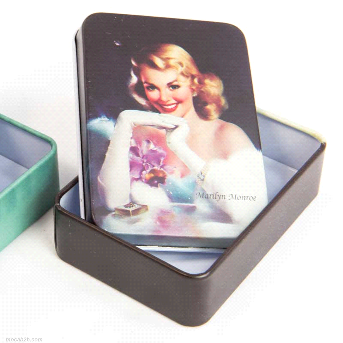 SCATOLINA PIN UP LADY LATTA 9x6 