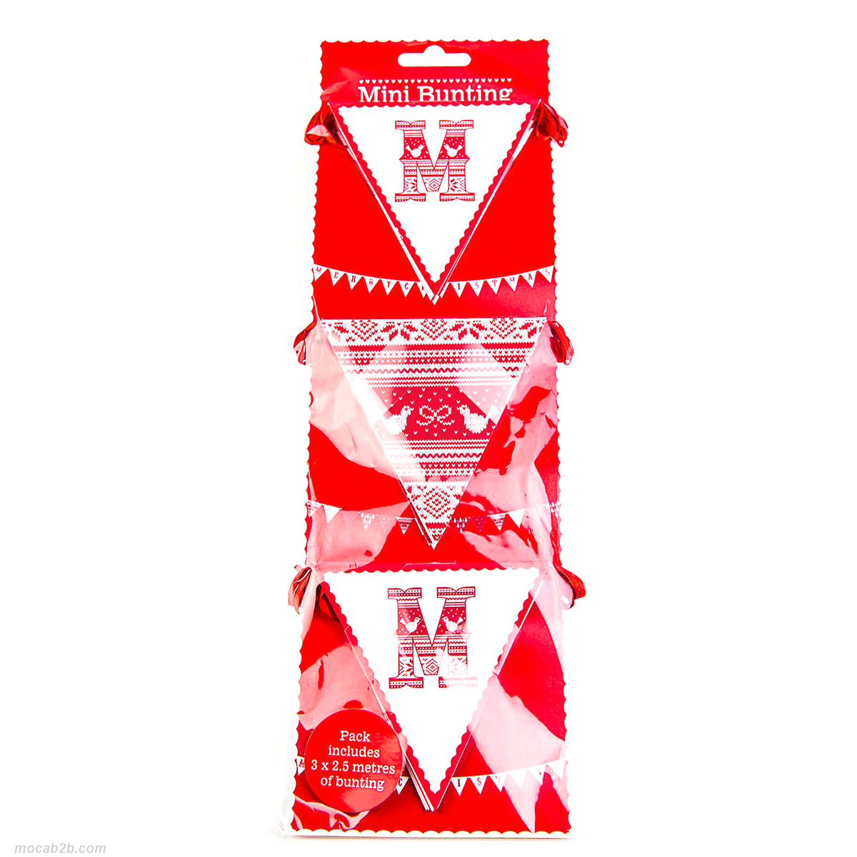 FESTONE BANDIERINE NATALE 3pzx2,5mt 