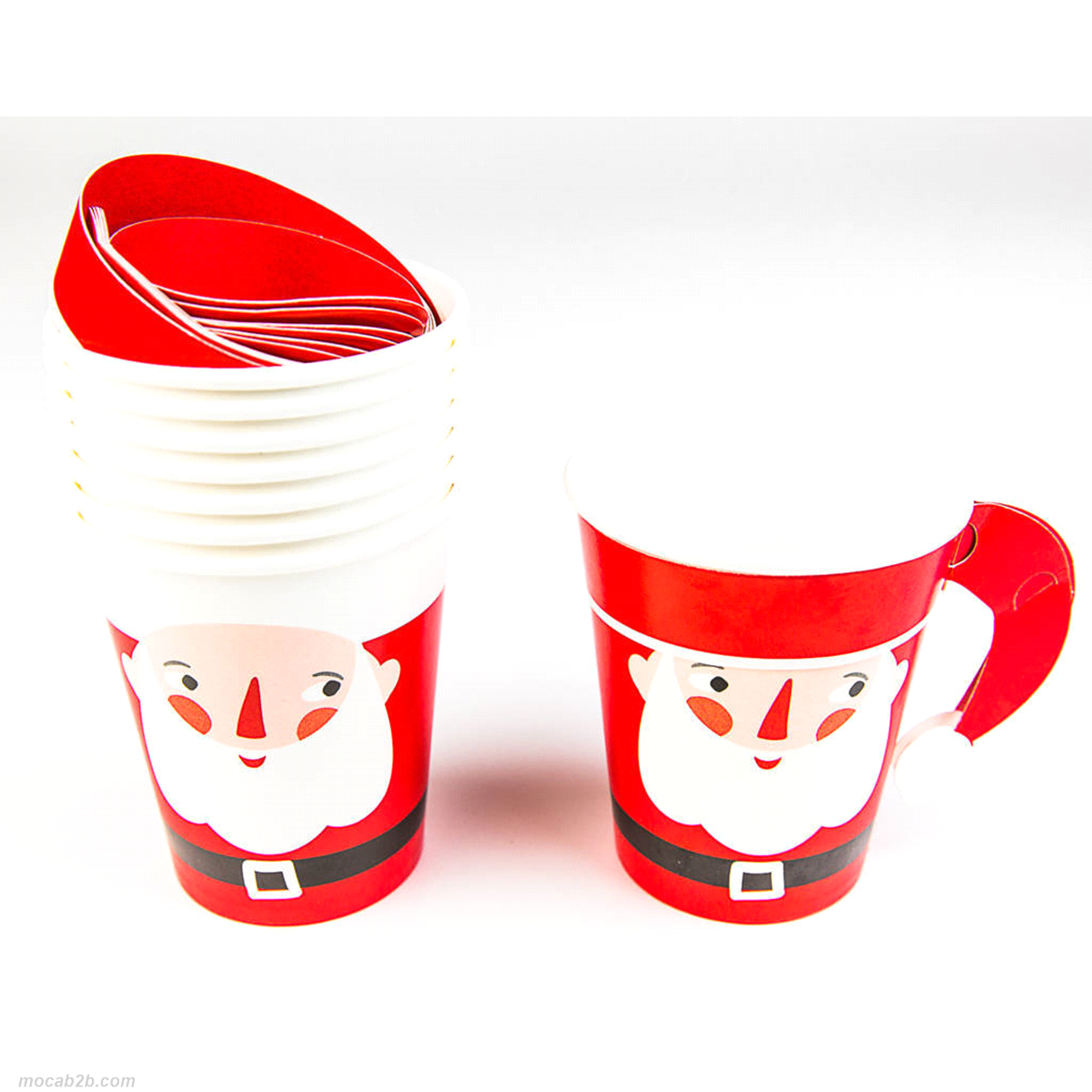 BICCHIERI WAITING FOR SANTA x8pz 