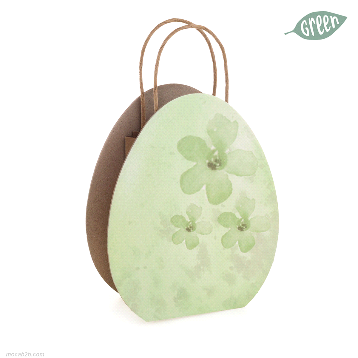 BORSINA EASTER EGG VERDINO 18x15x6 