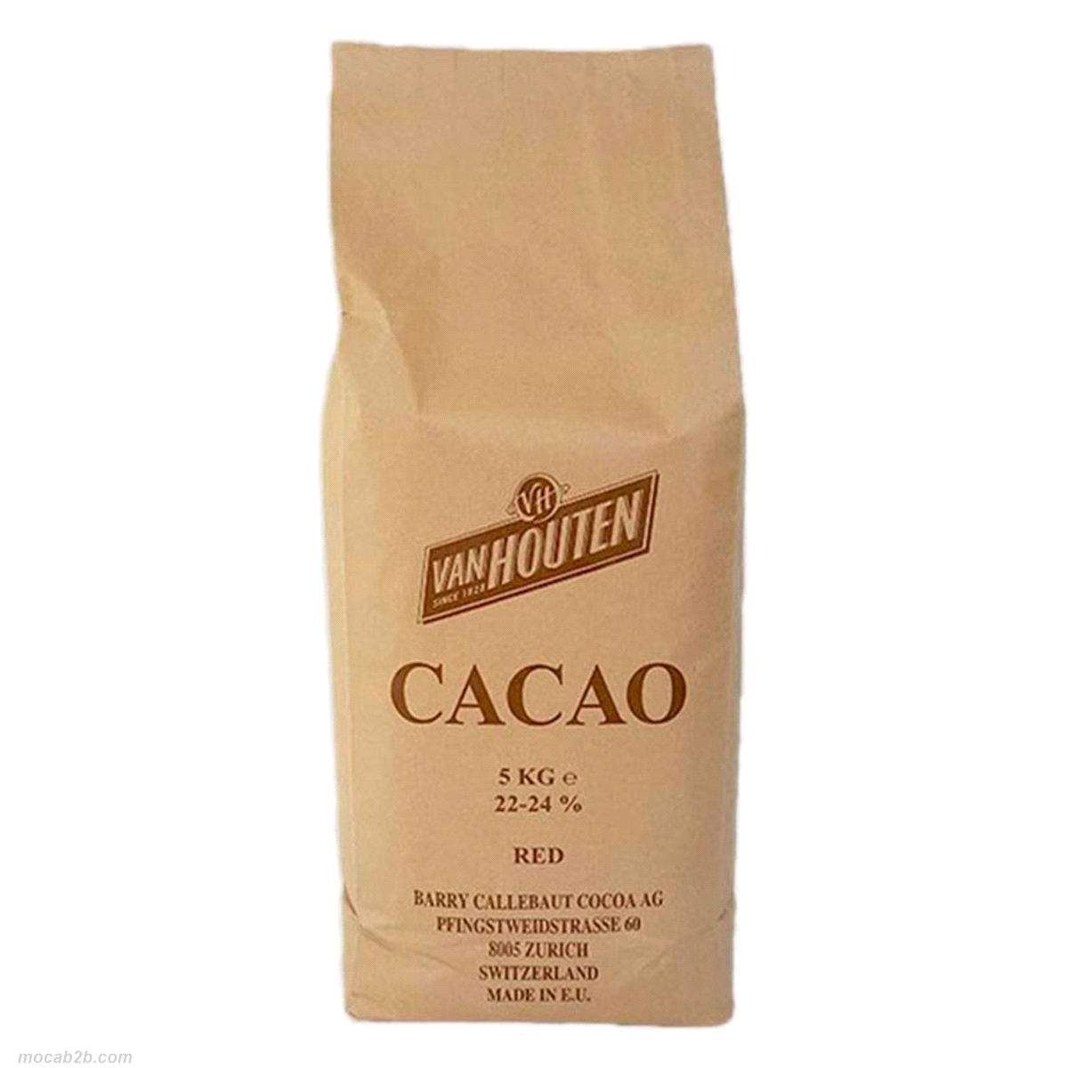 CACAO 22/24 ROSSO x5Kg     VANHOUTEN 