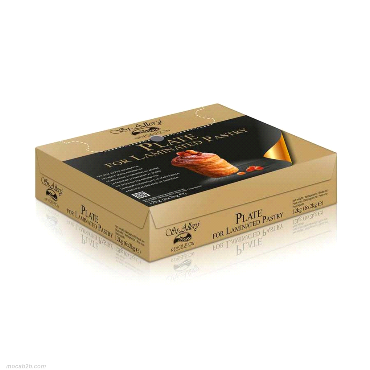 Prodotto per la laminazione della pasta sfoglia e pasta lievitata sfogliata. Da oggi anche nel nuovo formato piatto ultra-fine pronto da laminare.
Perfetto nella laminazione anche dopo sosta in frigorifero senza necessità di rinvenimento. Ottimo da lavorare a 20°C, mantiene la sua originale plasticità facililitando il lavoro. 