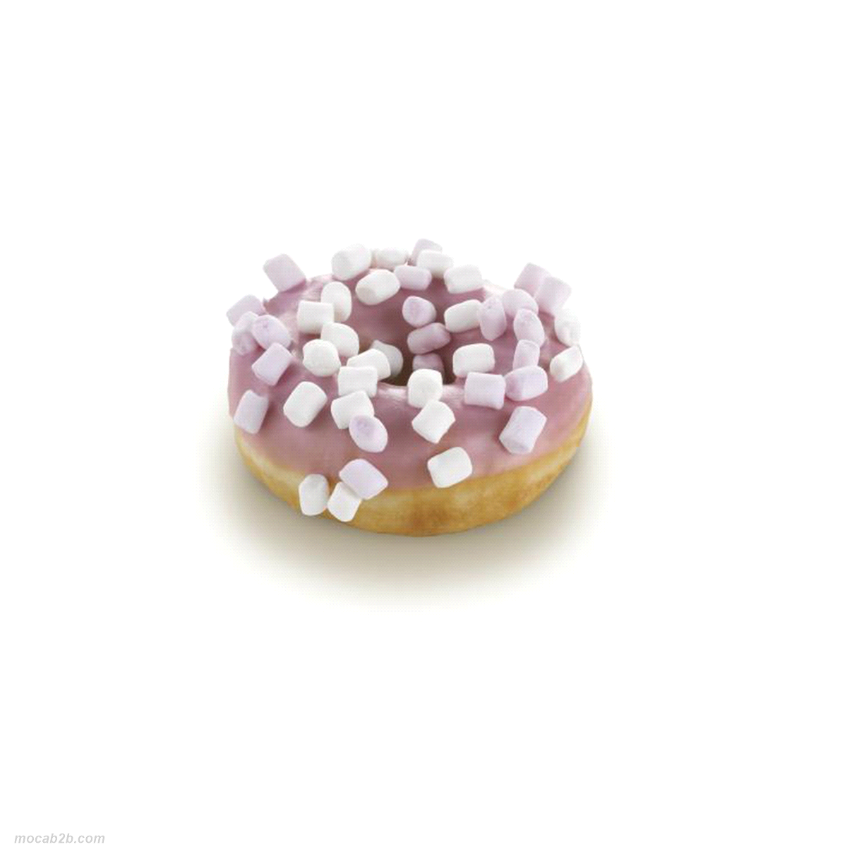 Gusto fragola, decorato con numerosi mini marshmallow bianchi e rosa.
Peso: 54gr.
Lasciare decongelare il prodotto nell