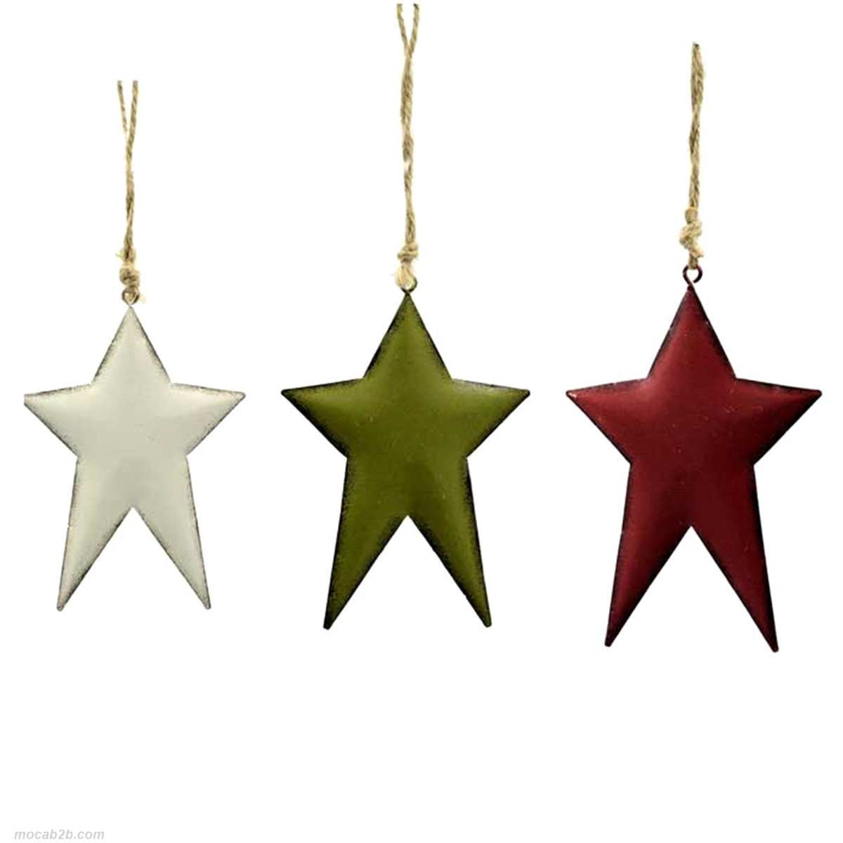 DECORAZIONE STELLA METALLO ASS.9x12 