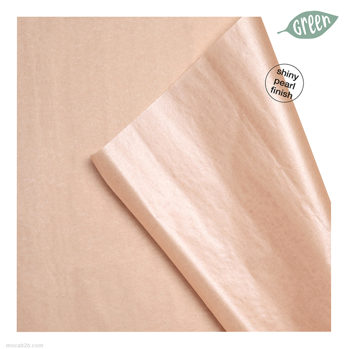 PEARL FOGLI ROSA CIPRIA 70x50cm 