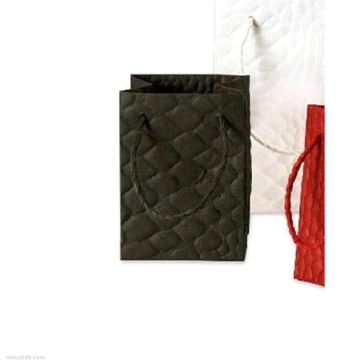 SNAKE PAPERBAG NERA PICCOLA 11x8x8cm 