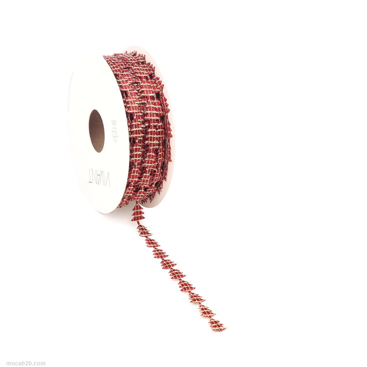 Nastro yule cord rosso 8mm x15mt. 