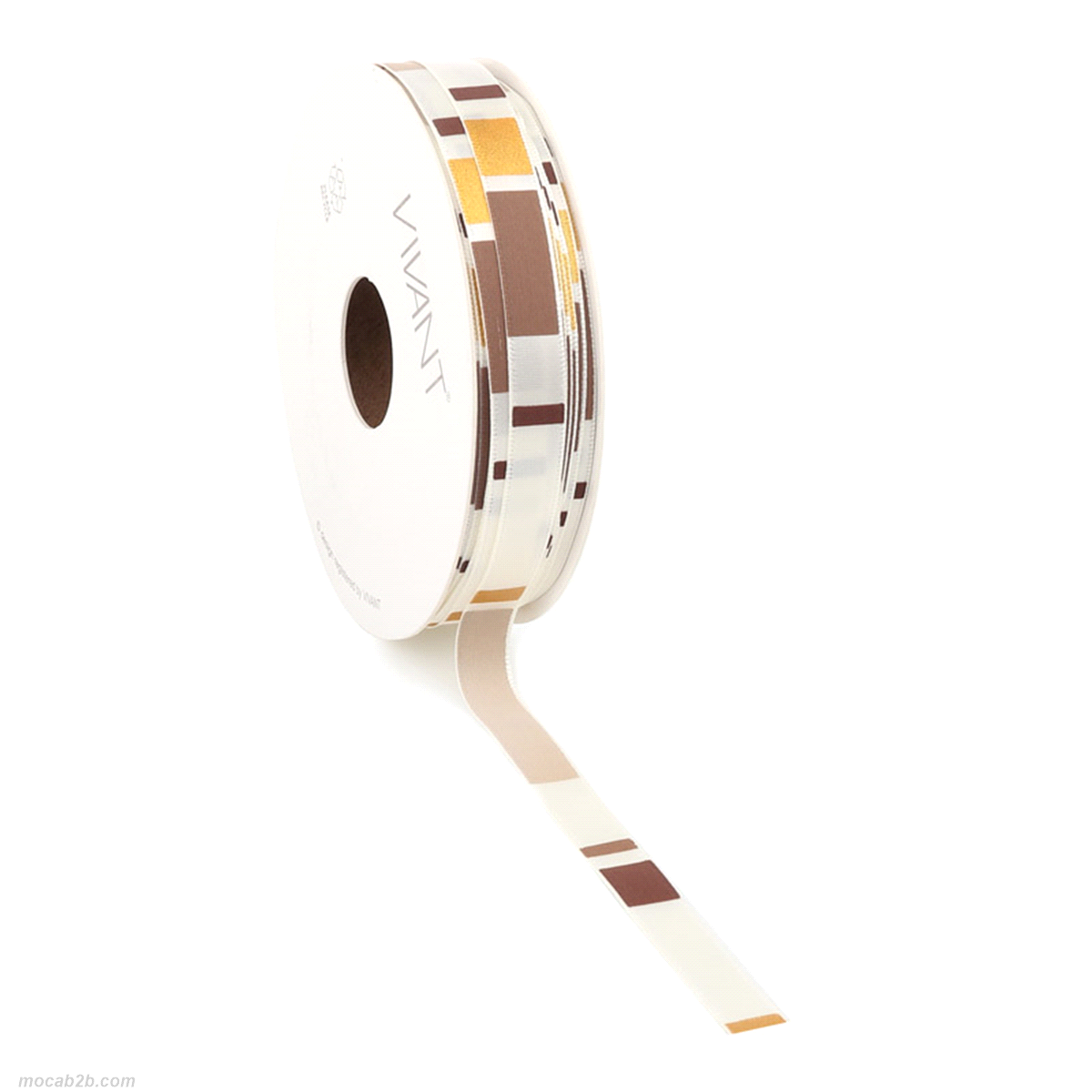 Nastro colori ribbon marrone 10mm x 20mt. 