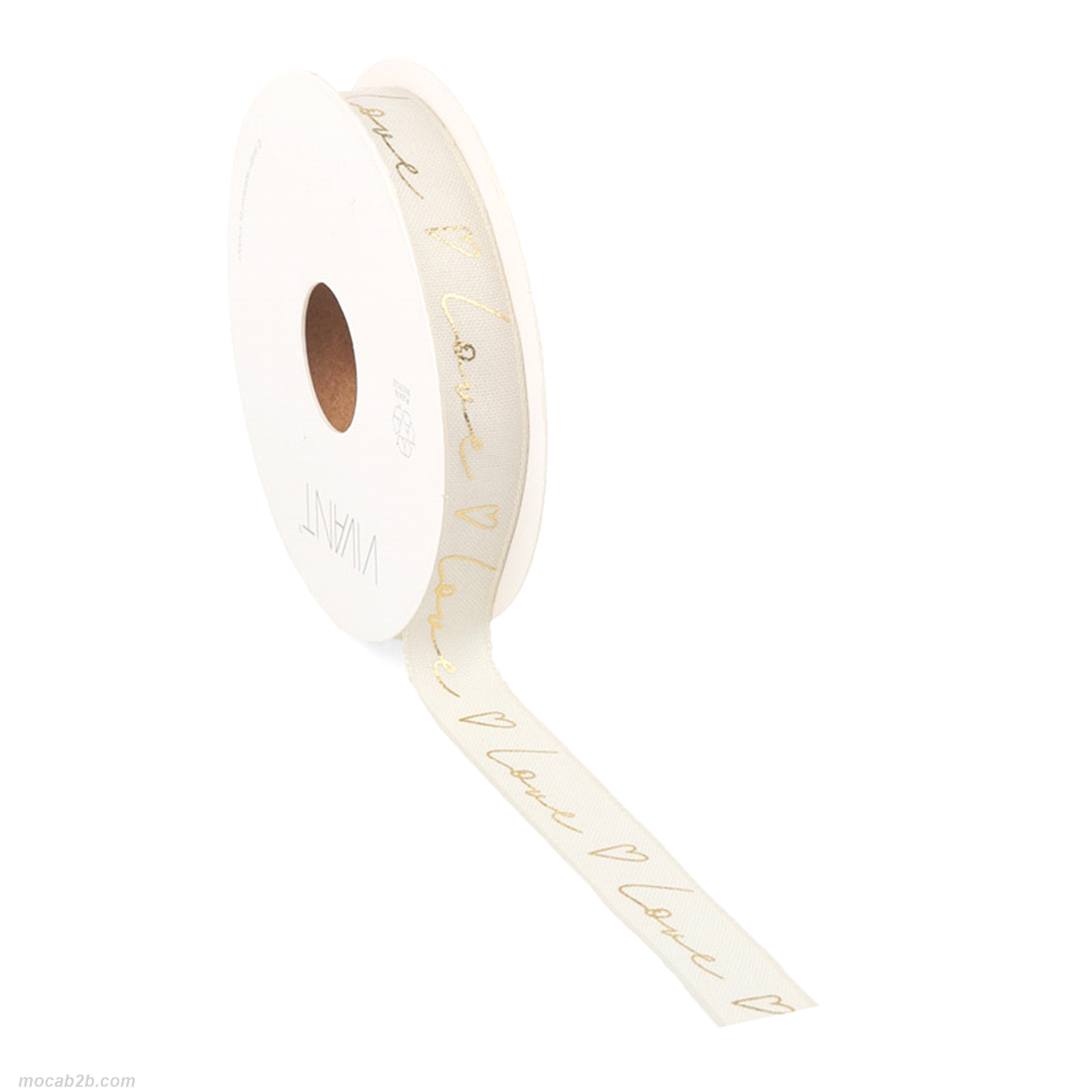 Nastro love written crema 15mm x 15mt. 