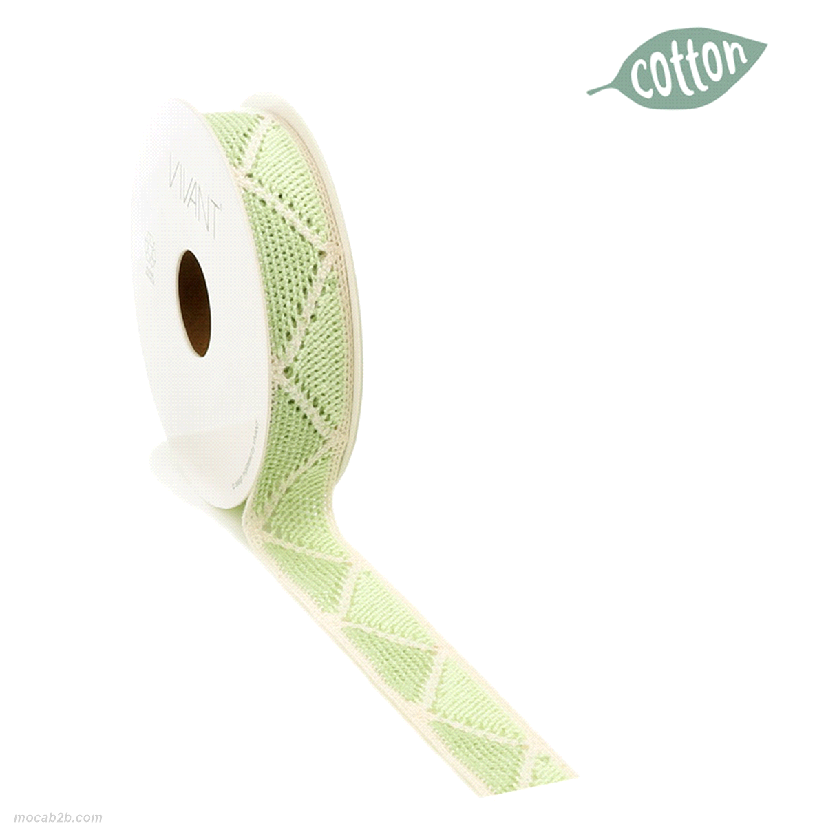 Nastro vanna verde chiaro 22mm x 5mt. 