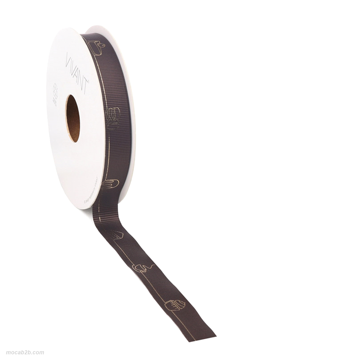 Nastro treats color cioccolato 15mm x 20mt. 