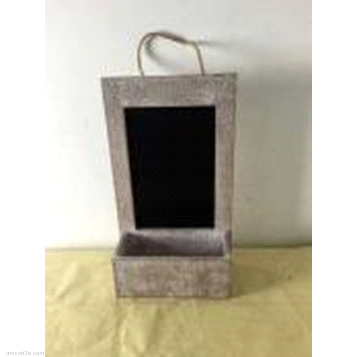 LAVAGNA C/CONTENITORE LEGNO 23x10cm 